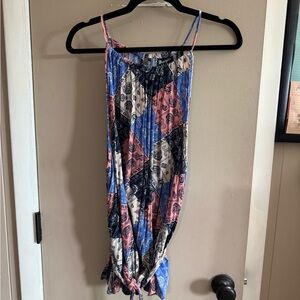 Wrangler Retro Blue and Pink Paisley Top